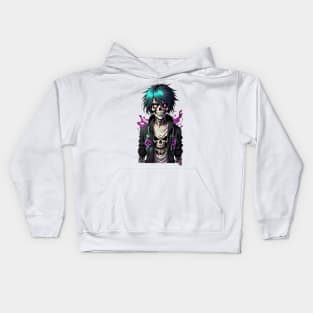 Emo Hair Zombie Kids Hoodie